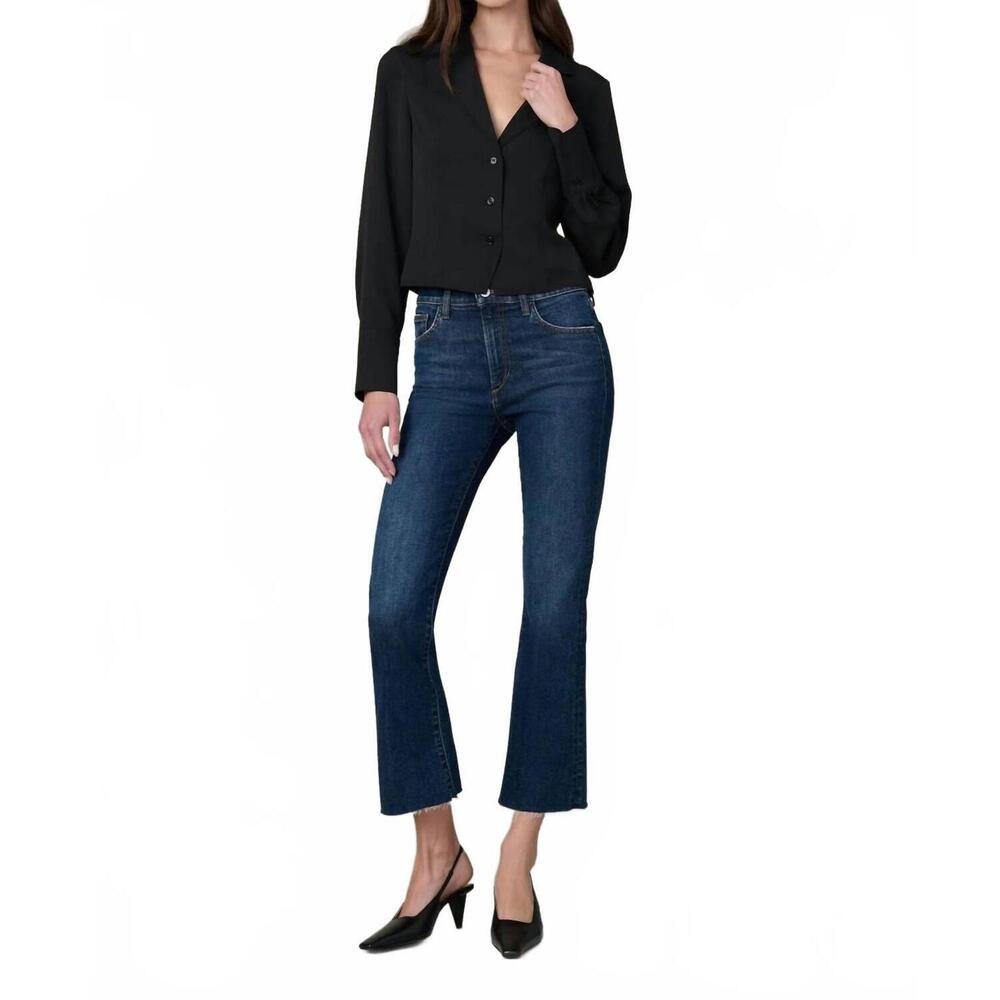 NEW JOE'S JEANS the callie high-rise cropped bootcut jean in serenade